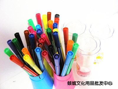 探索花瓣環(huán)保中彩水彩筆 無毒安全的兒童繪畫利器
